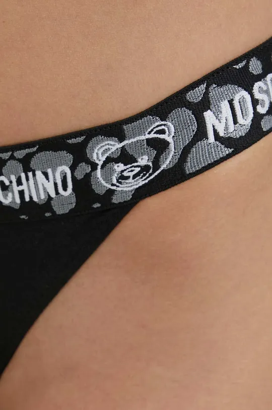 μαύρο Σλιπ Moschino Underwear