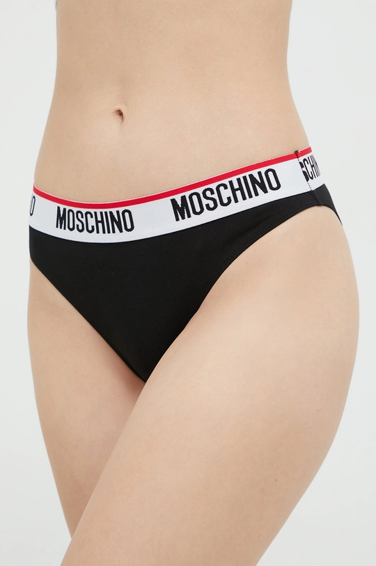 μαύρο Σλιπ Moschino Underwear 2-pack Γυναικεία