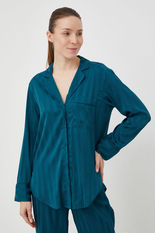 Abercrombie & Fitch camasa de pijama verde