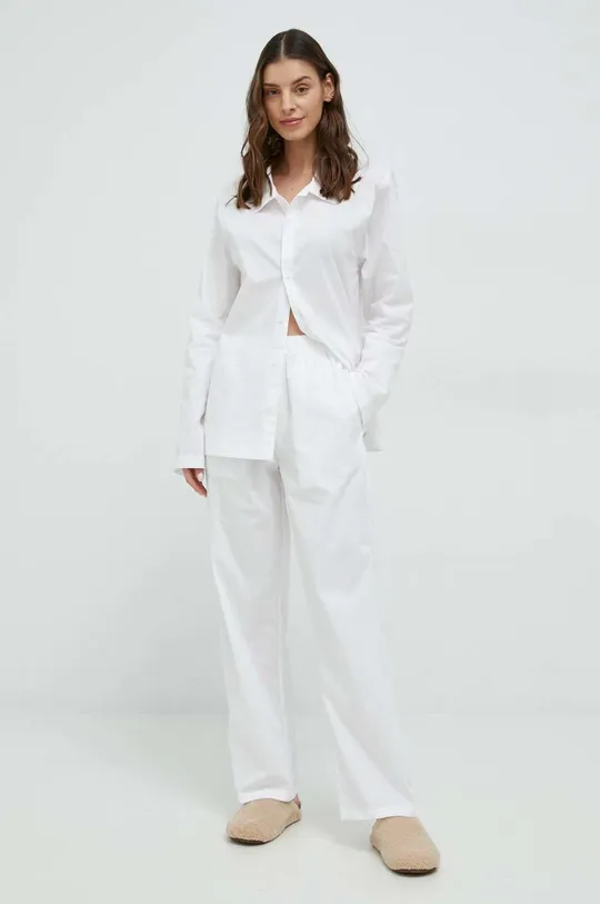 λευκό Παντελόνι πιτζάμας Calvin Klein Underwear Γυναικεία
