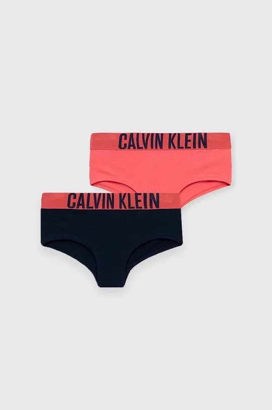 granatowy Calvin Klein Underwear figi dziecięce 2-pack Dziewczęcy