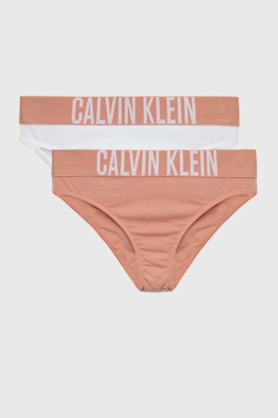 oranžová Detské nohavičky Calvin Klein Underwear 2-pak Dievčenský