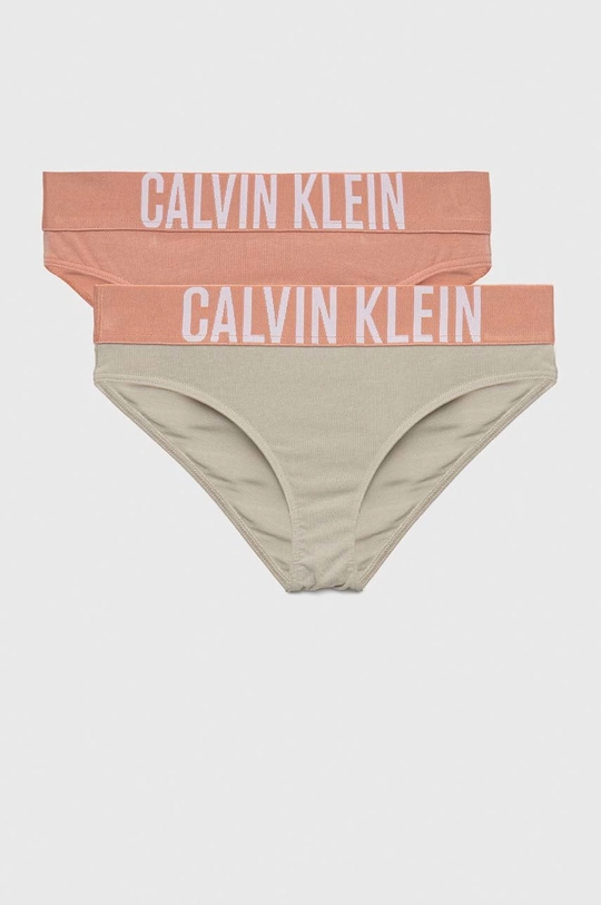 zelena Otroške spodnje hlače Calvin Klein Underwear 2-pack Dekliški