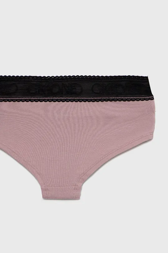 roza Dječje gaćice Calvin Klein Underwear 2-pack