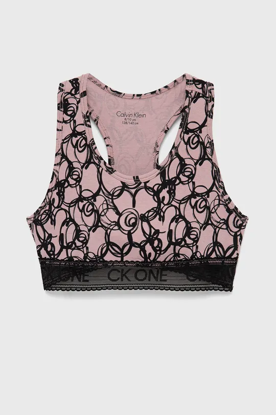 Detská podprsenka Calvin Klein Underwear 2-pak ružová