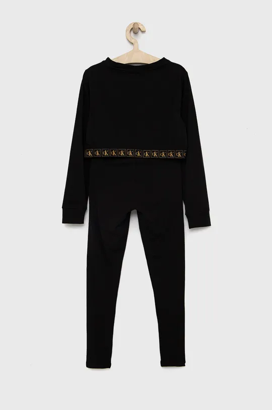 Παιδική πιτζάμα Calvin Klein Underwear μαύρο