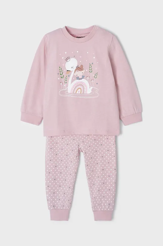 różowy Mayoral piżama dziecięca Dziewczęcy