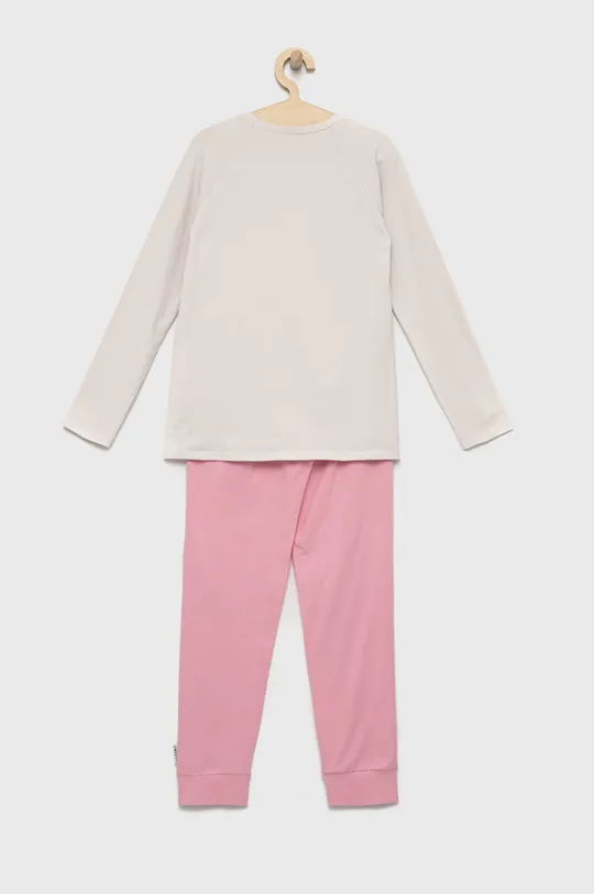 Otroška pižama United Colors of Benetton roza