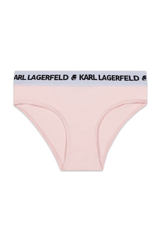 Dječje gaćice Karl Lagerfeld pastelno ružičasta