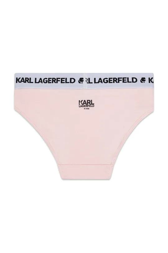 różowy Karl Lagerfeld figi dziecięce (2-pack)