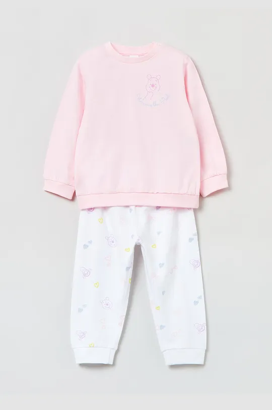 рожевий Дитяча бавовняна піжама OVS Для дівчаток