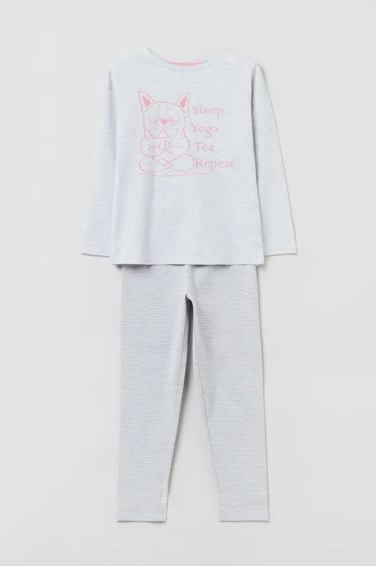 λευκό Παιδικές βαμβακερές πιτζάμες OVS Για κορίτσια