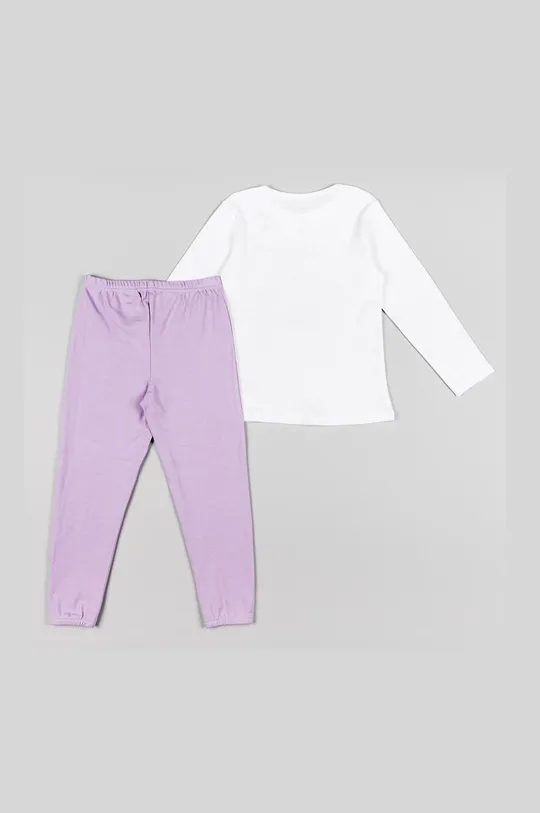 Дитяча піжама zippy фіолетовий
