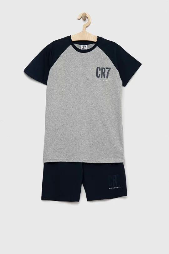 granatowy CR7 Cristiano Ronaldo piżama bawełniana dziecięca Dziecięcy