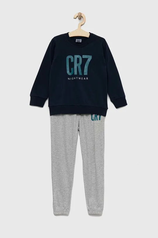 blu navy CR7 Cristiano Ronaldo pigama in lana bambino Bambini