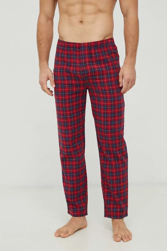 κόκκινο Βαμβακερές πιτζάμες Tom Tailor