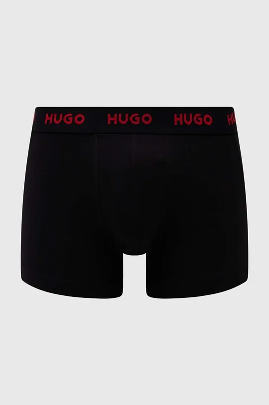 HUGO boxer pacco da 3 nero