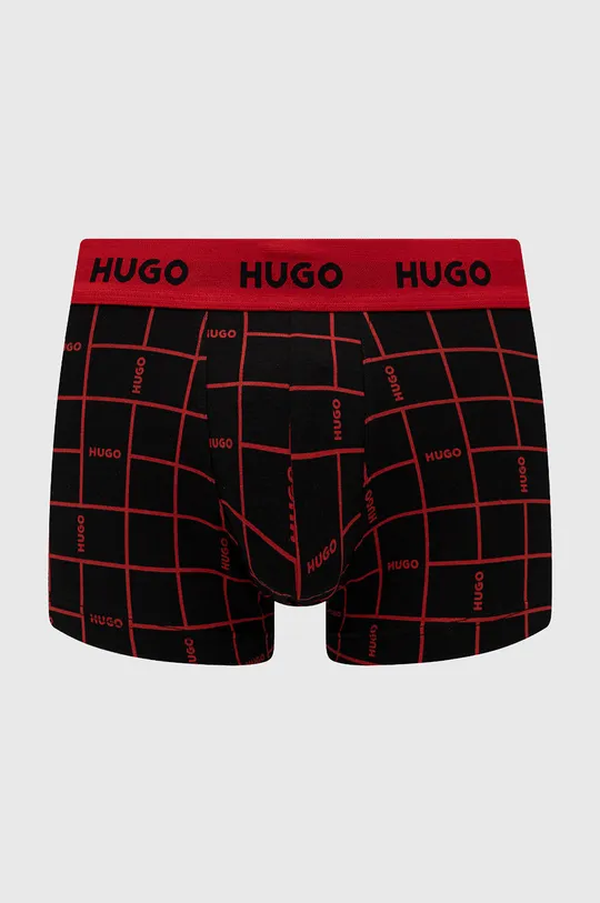 HUGO bokserki 50480170 (3-pack) czerwony