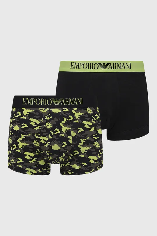 żółto - zielony Emporio Armani Underwear bokserki (2-pack) Męski