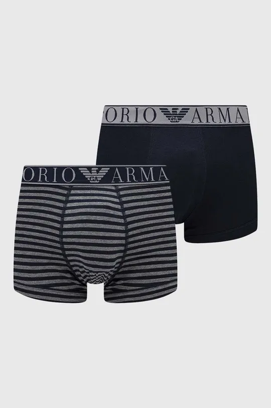 σκούρο μπλε Μποξεράκια Emporio Armani Underwear 2-pack Ανδρικά