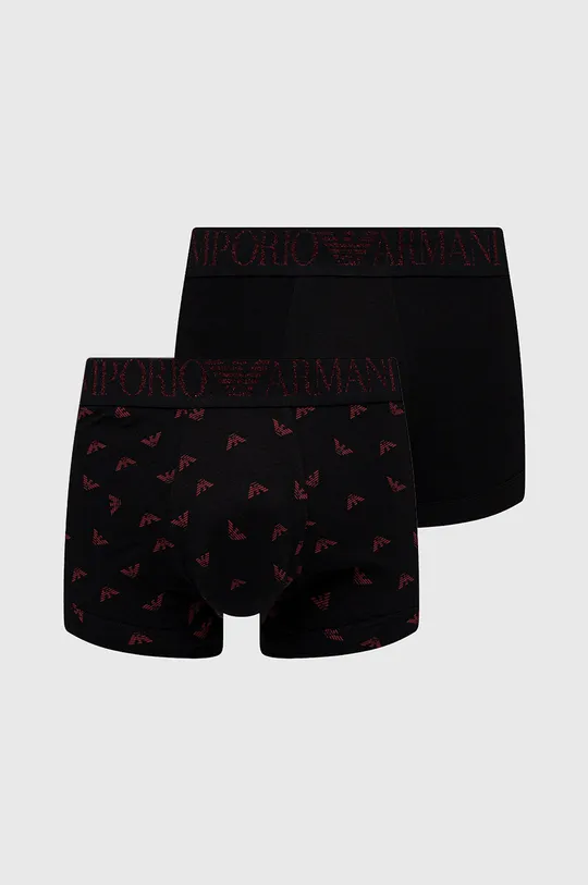 černá Boxerky Emporio Armani Underwear (2-pak) Pánský