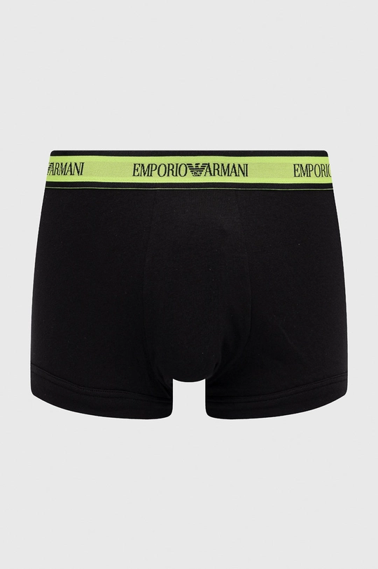 Boksarice Emporio Armani Underwear  Glavni material: 95% Bombaž, 5% Elastan Patent: 86% Poliester, 14% Elastan