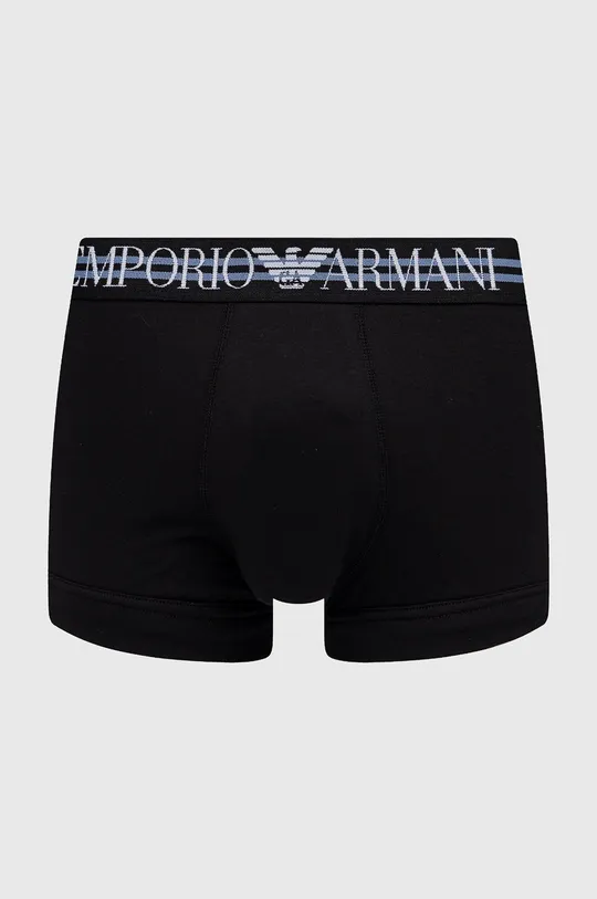 Boxerky Emporio Armani Underwear (3-pak)  Základná látka: 95% Bavlna, 5% Elastan Elastická manžeta: 85% Polyester, 15% Elastan