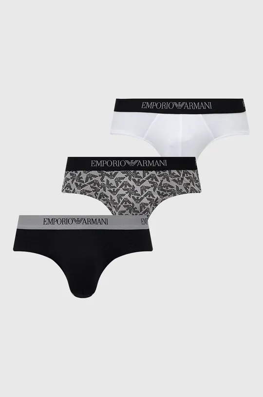 czarny Emporio Armani Underwear slipy (3-pack) Męski