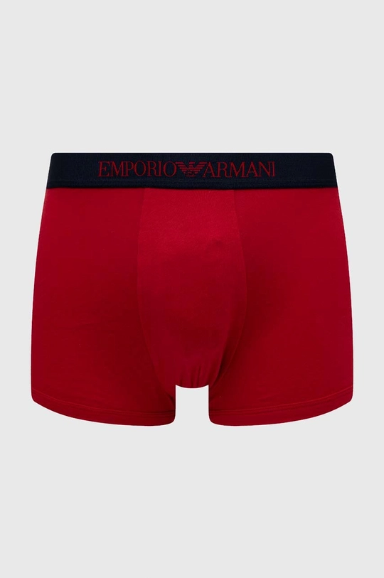 темно-синій Бавовняні боксери Emporio Armani Underwear 3-pack