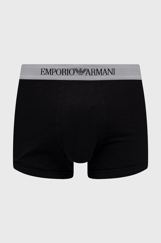 Хлопковые боксёры Emporio Armani Underwear 3 шт  Основной материал: 100% Хлопок Отделка: 85% Полиэстер, 15% Эластан