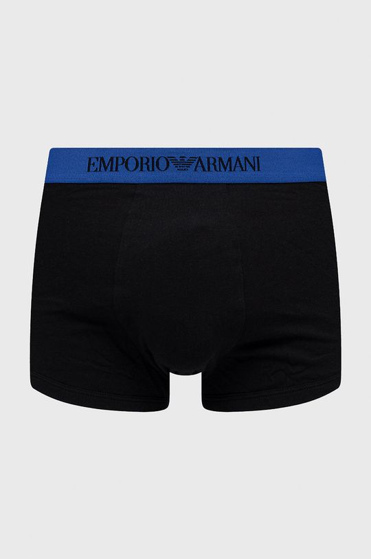 negru Emporio Armani Underwear boxeri de bumbac 3-pack