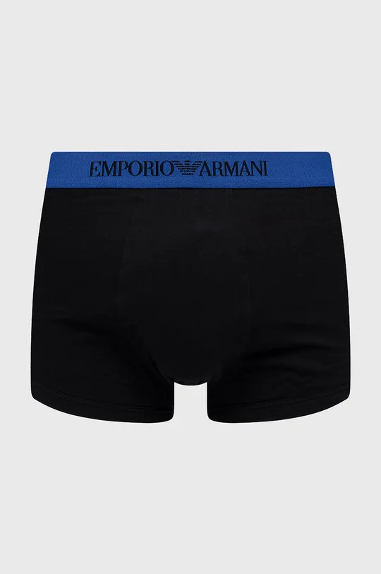 μαύρο Βαμβακερό μποξεράκι Emporio Armani Underwear 3-pack