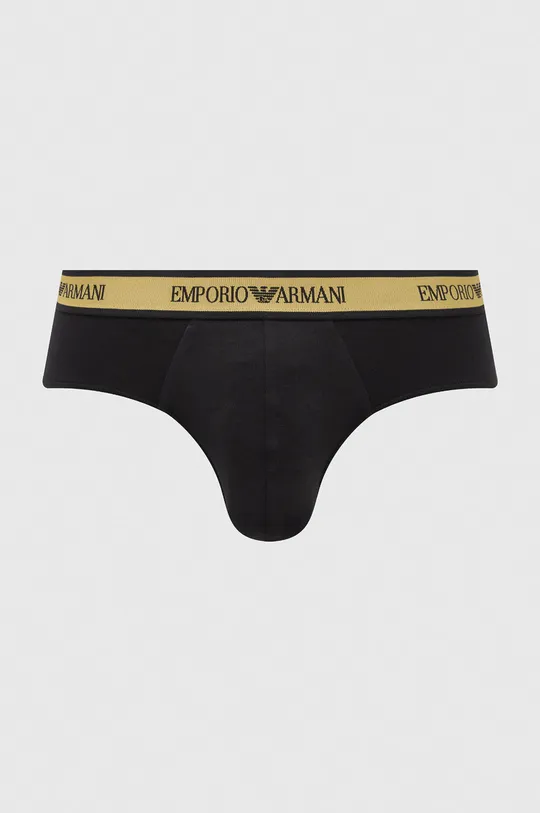 czarny Emporio Armani Underwear slipy (2-pack) Męski