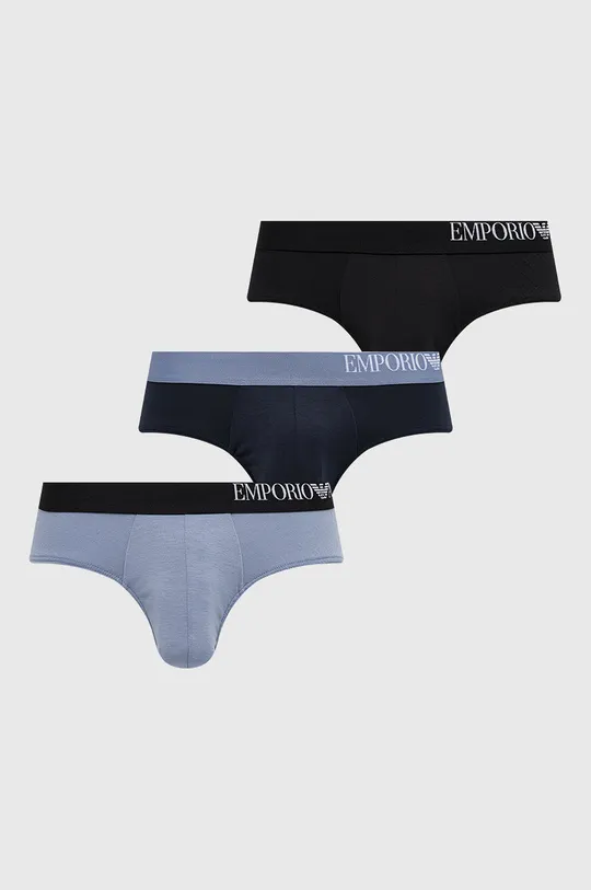 čierna Slipy Emporio Armani Underwear (3-pak) Pánsky