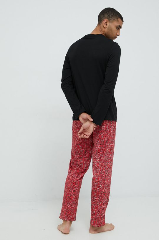 czerwony Guess piżama bawełniana