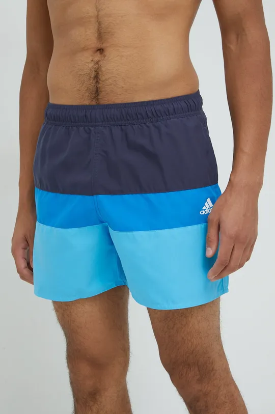 niebieski adidas Performance szorty kąpielowe Colorblock Męski