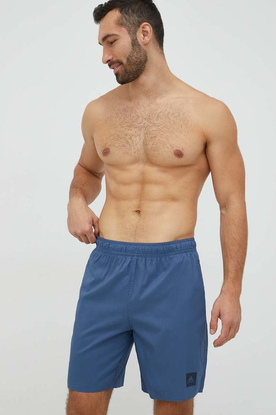 stalowy niebieski adidas Performance szorty kąpielowe Solid Męski