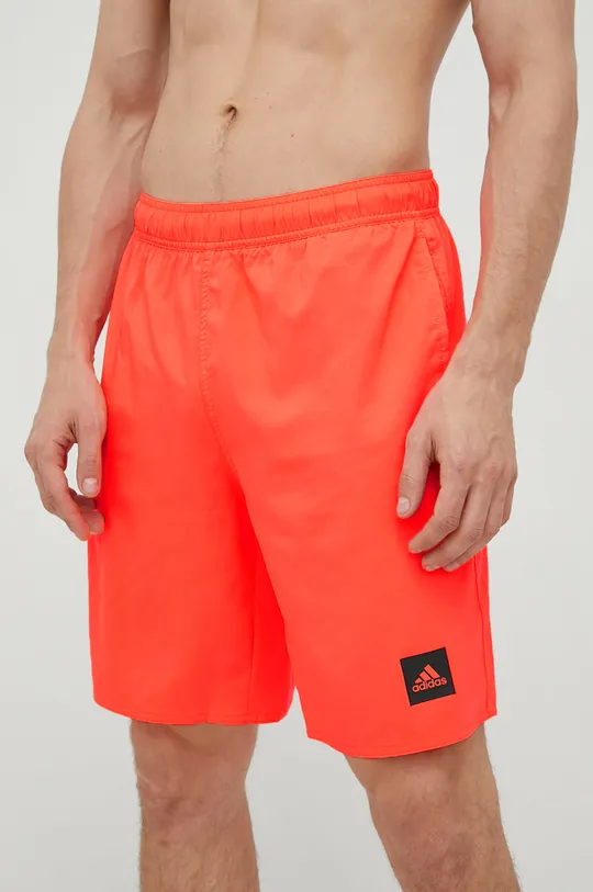 πορτοκαλί Σορτς κολύμβησης adidas Performance Solid Ανδρικά