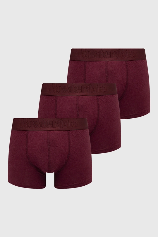 bordo Boksarice Resteröds 3-pack Moški