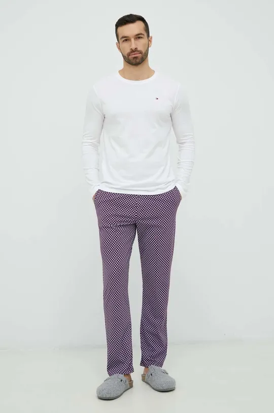 multicolor Tommy Hilfiger piżama bawełniana Męski