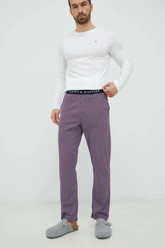 Βαμβακερές πιτζάμες Tommy Hilfiger  100% Βαμβάκι