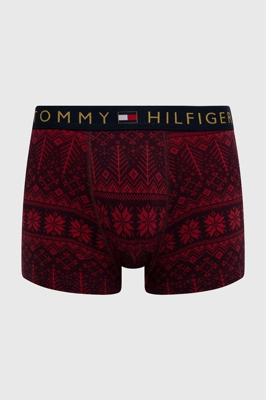 Σετ μποξεράκι και κάλτσες Tommy Hilfiger μπορντό