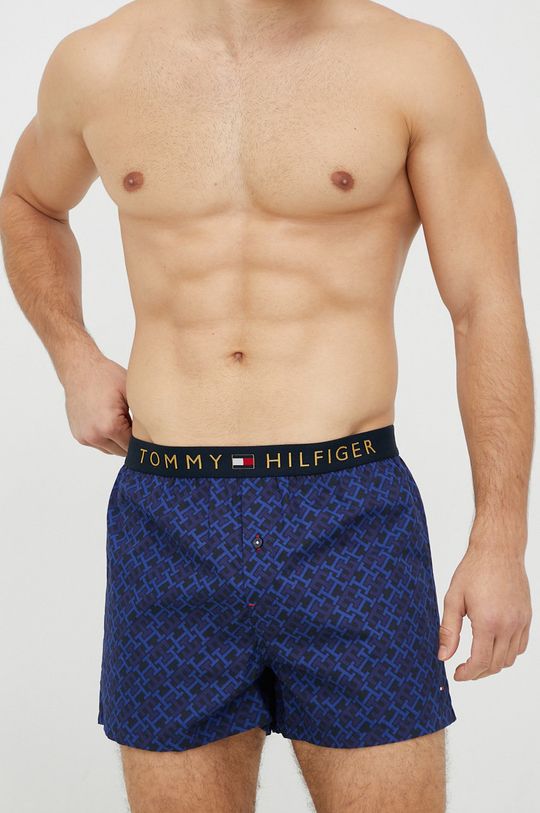 bavlněné boxerky Tommy Hilfiger námořnická modř