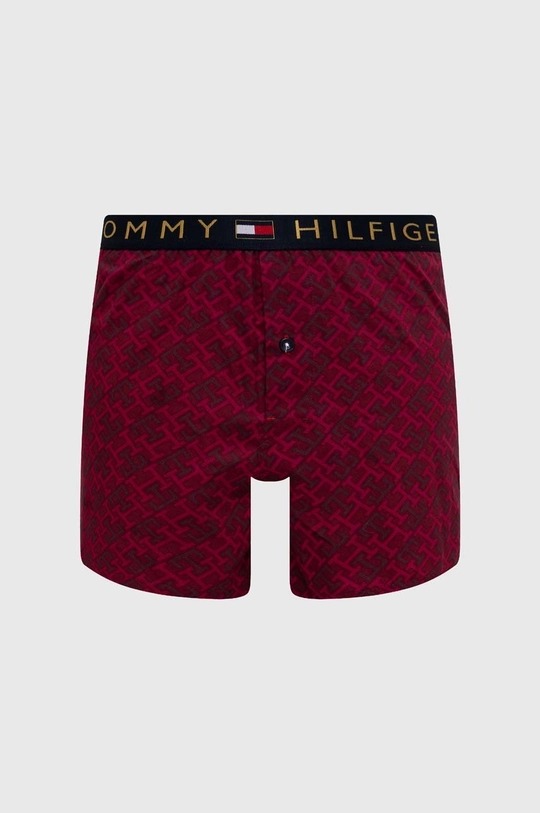 burgundia Tommy Hilfiger pamut boxeralsó Férfi