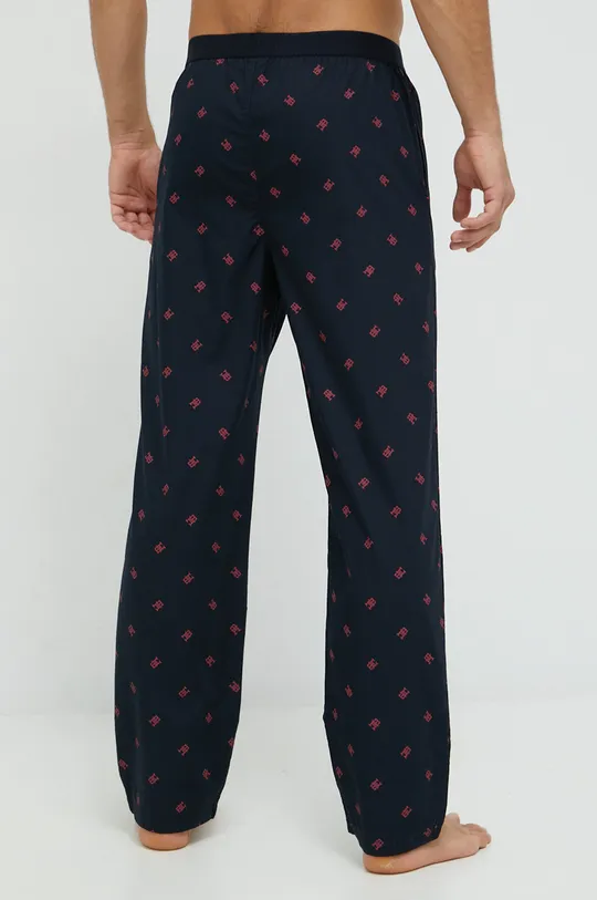 Tommy Hilfiger spodnie piżamowe bawełniane granatowy