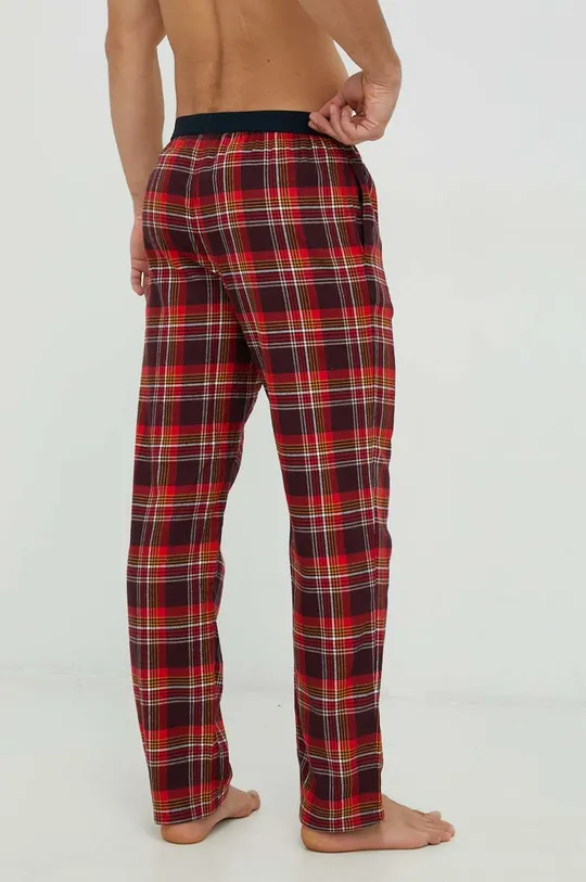 Tommy Hilfiger spodnie piżamowe bordowy