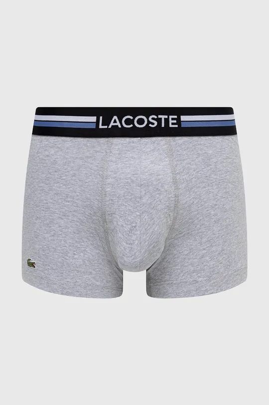 Lacoste bokserki 3-pack szary