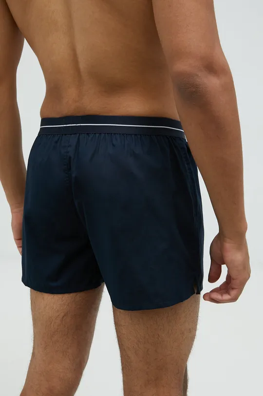 blu navy BOSS boxer in cotone 2-pack