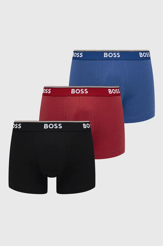 plava Bokserice BOSS (3-pack) Muški