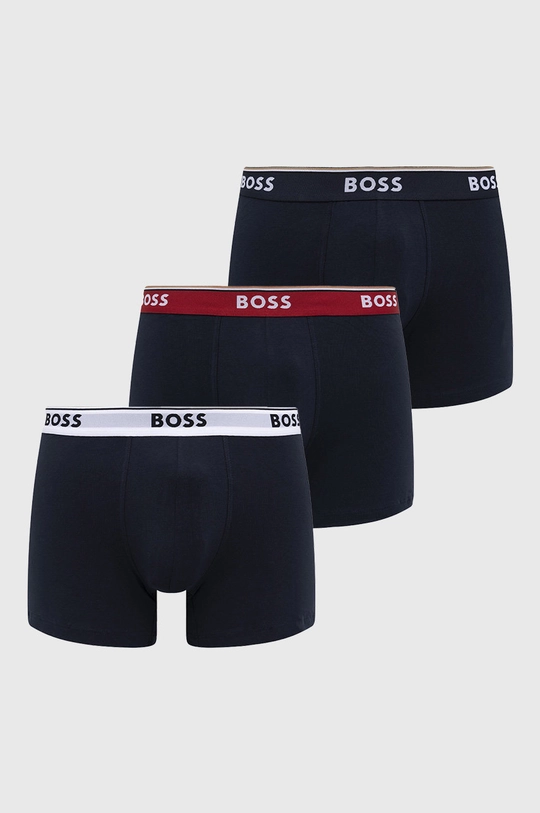 тёмно-синий Боксеры BOSS (3-pack) Мужской